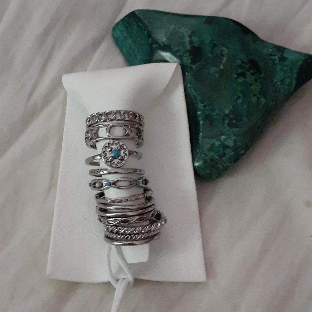 Free people honey ring set
